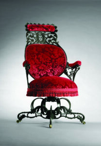 Designed by Thomas E. Warren (active with American Chair Co. 1849-52)